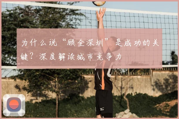 为什么说“顾全深圳”是成功的关键？深度解读城市竞争力